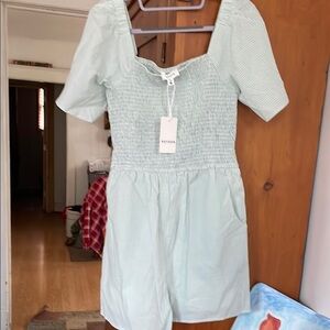 Striped Light Blue Sundress